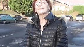 french amateur video: Martine and Anna, 70 and 19 years older, an anal 3 way