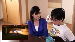 asian handjob video: MILFs Secretly Lusting After a Man Who’s Not Their Husband – Playing With Him Under the Table - 2