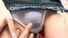 asian hairy teen video: Asian schoolfirl gets the finger