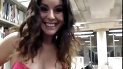 library video: Library Fun with Naughty Girl - Webcam Video