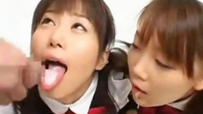 japanese bukkake video: japanese bukkake 2 girls...BMW