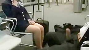 airplane video: Stewardess Being Fucked On Plane