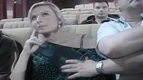 cinema video: Nikki groped in the cinema
