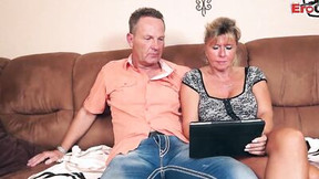 4some video: Two mature German couples are engaged in a partner swapping foursome
