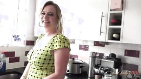 british mature amateur video: AuntJudysXXX - 46yo Huge Tit milf Housewife Nel - Kitchen pov Experience
