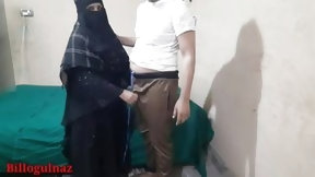 arab oldy video: Muslim hijabi maid gets fucked in the Ass and pussy and blowjob