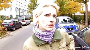 german casting video: Shy German Housewife Picked Up for Porn Casting Sex Without Condom