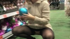 store video: Public Flashing in Stores, No Panties