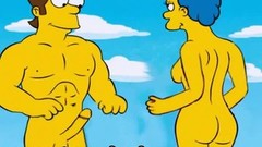 cartoon video: Simpsons hentai porn parody