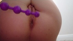 anal beads video: Anal beads Insertion