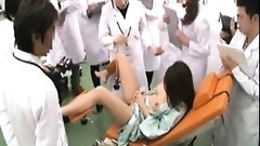 japanese doctor video: Doctors get a patient to try out some interesting sex respo