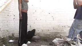 street video: Cheap African Prostitute Westi Banged on Street