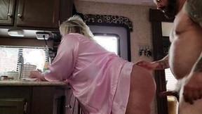 country video: RV SEX VIDEO #6: VULGAR COUNTRY MILF cougar LOVES CUMMING ON HIS PENIS & TAKING HIS DIXIE LOAD