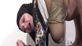 arab anal fuck video: Muslim wife loves spanking