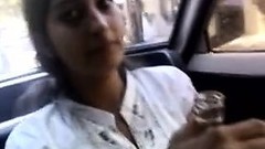 indian in public video: indian girl gives blowjob in the car