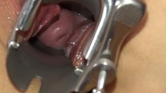 speculum video: Violeta's orgasms with a speculum in her vagina