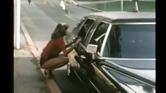 limousine video: Female hitchhiker gets limo ride