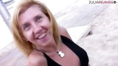 flirting video: Flirt with MILF on the beach and banged anal at