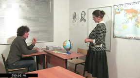 teacher and student video: Russian teachers prefer extra lessons with lagging students 1