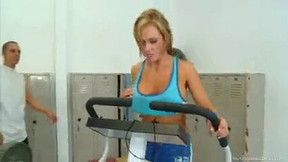 gym video: Busty milf gets fucked in the gym