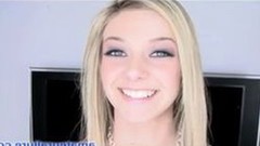 alluring video: Teen Cutie Deepthroats Cock And Eats Cum
