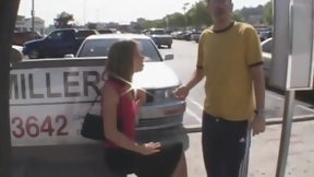 van video: Girl gets in van to have group sex with strangers