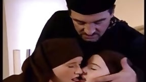 nun video: hot nuns fuck in the convent