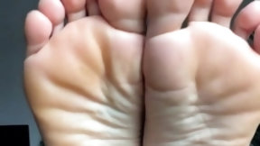 asian feet video: Sexy Asian naked foot fetish action