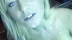 solarium video: Blonde gets nailed in solarium