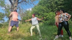 romanian video: public whipping