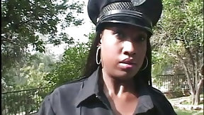 black hot mom video: Sexy black whore dressed as cop gets her pussy fucked