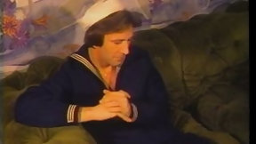 sailor video: Lucky sailor gets his cock orally and vaginally serviced by horny old blonde