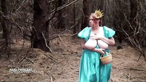 huge tits video: Anal Princess with massive tits sodomized by a fake lumberjack