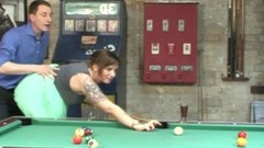 busty video: Busty german milf fuck on billiard table