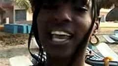 black and asian video: Black Beauty Fucked At Beach