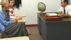 classroom video: Teacher fucked mom and daughter in classroom
