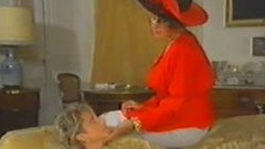 french vintage video: Retro Mature French Mom enjoys fisting