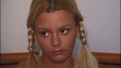 braids video: Blonde teen with braids in anal fuck