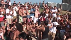 spring break video: Nice sex crazed booty shake skin to win wet t contest south padre island spring break