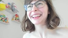 masturbating video: Hot busty babe webcam Pussy Rubbing