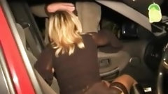 car video: Nancy sucking stranger in auto parking