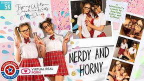 ponytail video: Nerdy and horny