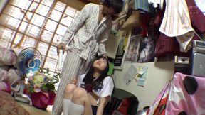 japanese school uniform video: 24 hours with my student - student miyuki chino - too plump for her own good... (tiny room amateur creampie)