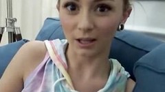 skinny video: Cheating Girlfriend Fucks to keep him Quiet - Chloe Temple - HotCrazyMess!