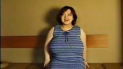 pregnant asian video: japanese  pregnant with monster tits