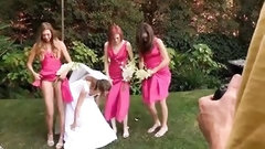 laughing video: LP Wedding -- 1080p, flashing, outside, bride