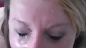 british amateur wife video: British wife gets splattered