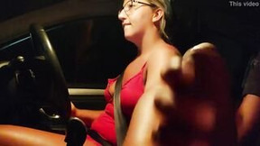 dick flash video: stuck into traffic, a stranger gets into my vehicle and