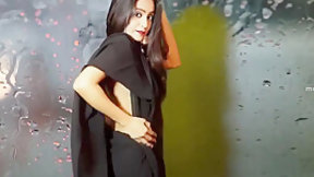 desi video: Black Saree Wali