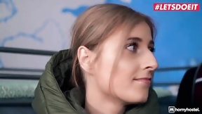 ukrainian video: HornyHostel - Sexy Ukrainian Teen Gets Fucked In A Hotel By Stranger - LETSDOEIT